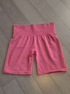 NVGTN Pink High-Waist Athletic Shorts